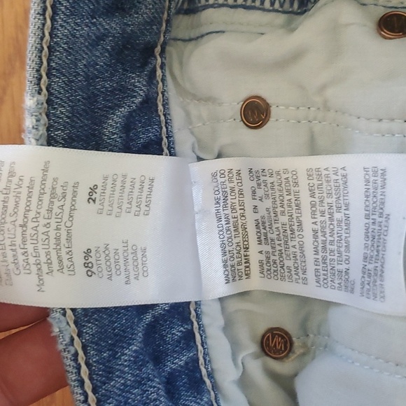 MOTHER SUPERIOR Trickster Ankle WASH Crying On Holy Ground HI RISE STRAIGHT LEG - Picture 7 of 12